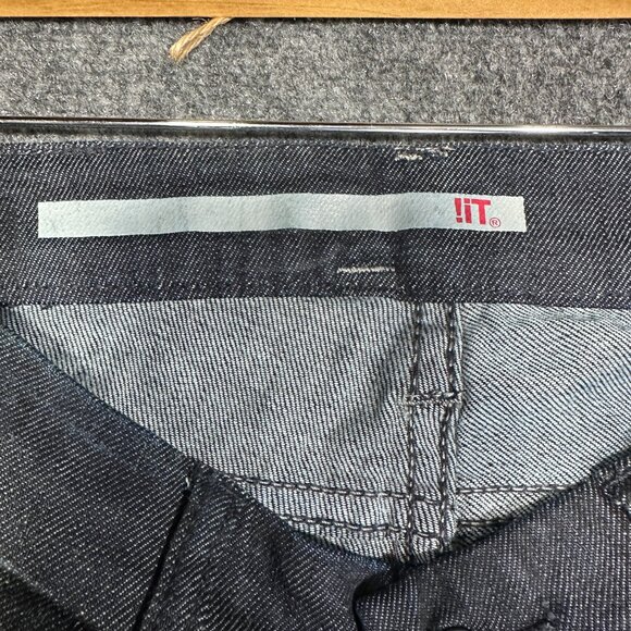 !iT Jeans Womens 25 Curvy Slim Boot Cotton Stretch Pockets Dark Wash - Picture 5 of 9